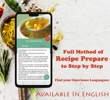 Soups & Salads Recipes in English (Free) imagem de tela 3