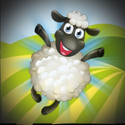Fast running sheep race icône
