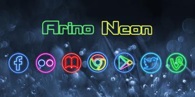Arino Neon - Solo Launcher Theme Affiche