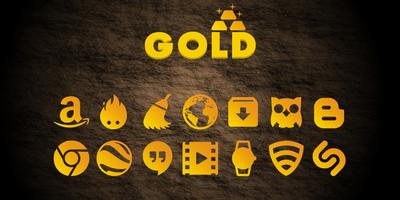 Gold Style - Solo Launcher Theme Affiche