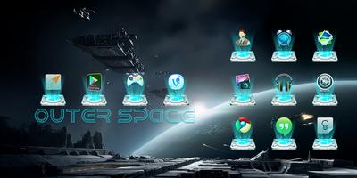 Outer Space - Solo Launcher Theme poster