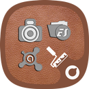 Leather - Solo Launcher Theme APK