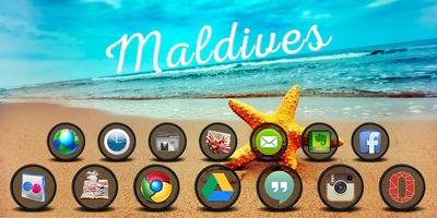 Maldives - Solo Launcher Theme 포스터