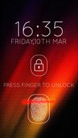 Poster Fingerprint digital Lock Prank