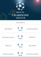 Results Champions League スクリーンショット 1