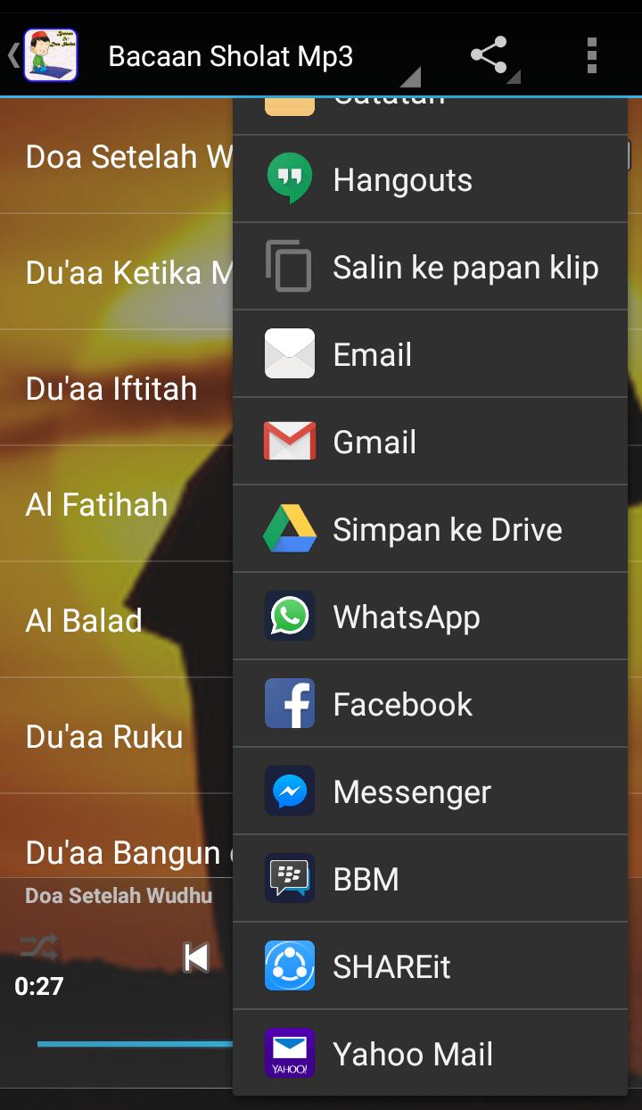 Doa Dan Bacaan Sholat Mp3 For Android Apk Download