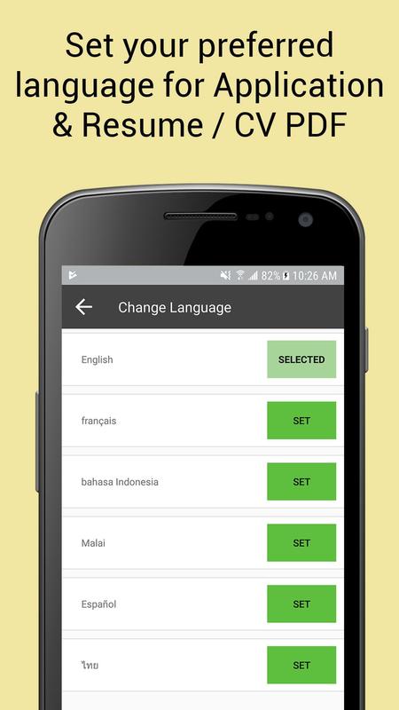 resume cv creator posting apk download free productivity app
