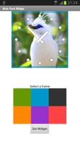 Birds Clock Widget capture d'écran 3