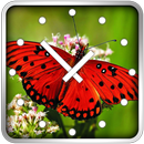 Butterfly Clock Widget APK