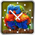 Parrots Clock Widget Zeichen