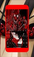 Itachi Uchiha Sharingan Keyboard Emoji Poster