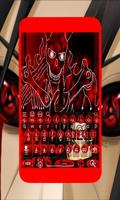 Itachi Uchiha Sharingan Keyboard Emoji captura de pantalla 1