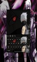 Hatake Kakashi Keyboard Emoji imagem de tela 1
