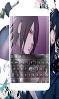 Sasuke Uchiha Rinnegan Keyboard Emoji imagem de tela 1