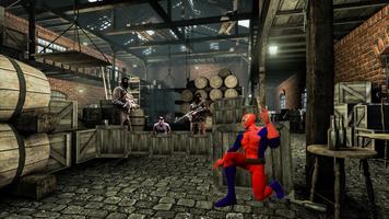スーパークモのヒーロー反テロの戦い：クモの3D ポスター
