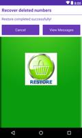 restore deleted contacts Affiche