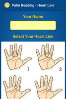 Palm Reading - Heart Line poster