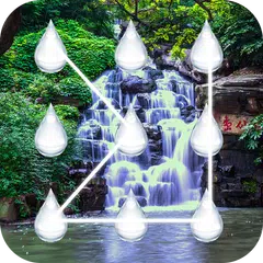 Скачать waterfall pattern lock screen APK