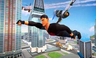 Flying Superhero Crime Fighter Rescue 2018 capture d'écran 2