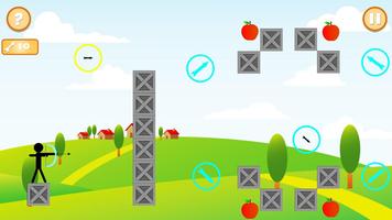 Real StickMan Apple Shooter 截圖 3