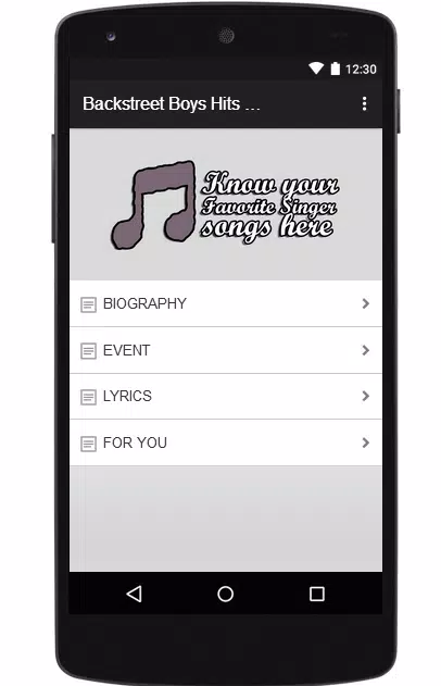 BACKSTREET BOYS Lyrics APK for Android Download