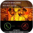 Fake Call by Lord Ganesh 圖標