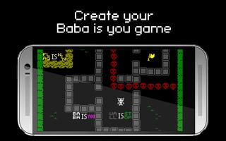 Baba Is You. Puzzle Game Affiche