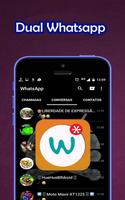 پوستر dual whatsapp® versi terbaru