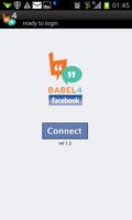 Babel4 facebook Cartaz