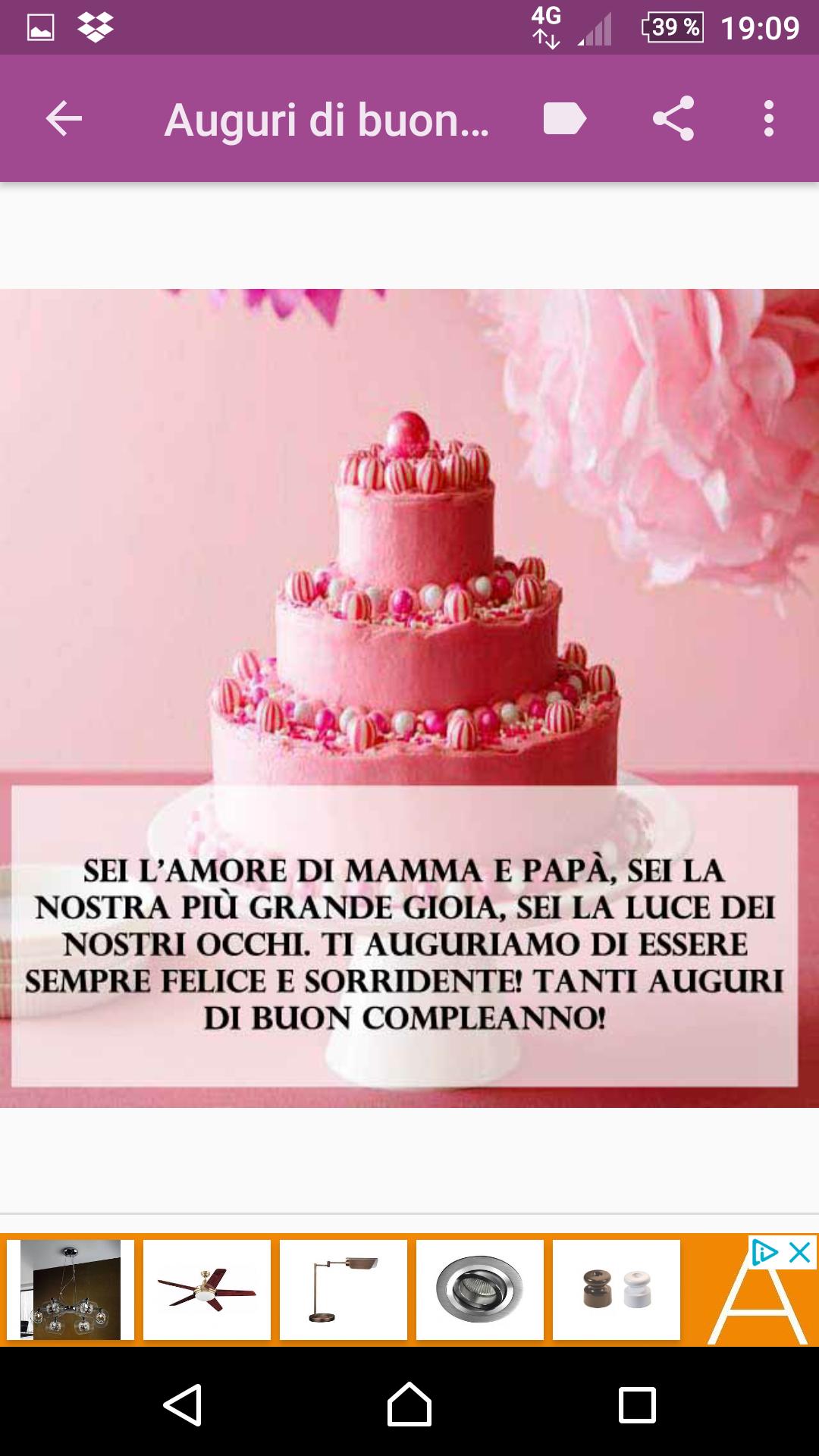 Auguri Di Compleanno Figlia Immagini E Dediche Pour Android