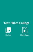 Text Photo Editor Affiche