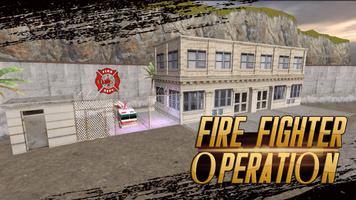 Fire Fighter Truck Simulator 3D Affiche