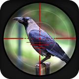 Icona Avventura di caccia di corvo di foresta 3d