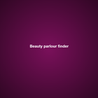 Beauty parlour finder Zeichen