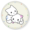Kitten Clock Widget APK