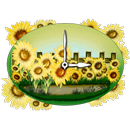 Sunflower Clock Widget APK