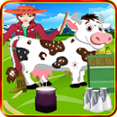 Cow Milk Farm Supermarket Girl APK