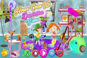 House Clean Up Decoration Game poster