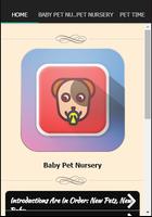 Baby Pet Nursery Poster