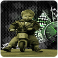 Baby Racing Motorcycle
