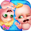 Newborn Baby Angry Twins