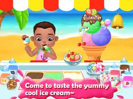 Summer Beach Baby Care Games Affiche