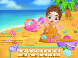 Summer Beach Baby Care Games capture d'écran 1