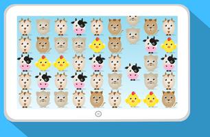 baby animal: Match 3 Game 截图 1