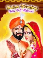 Indian Wedding Bride Doll Makeover โปสเตอร์