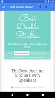 Best Double Stroller Plakat