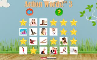 3 Schermata Action Words!™ 3  Flashcards