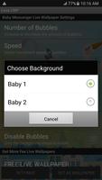 Messenger Baby Live Wallpaper capture d'écran 3