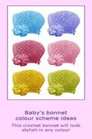 Baby bonnet crochet pattern اسکرین شاٹ 1