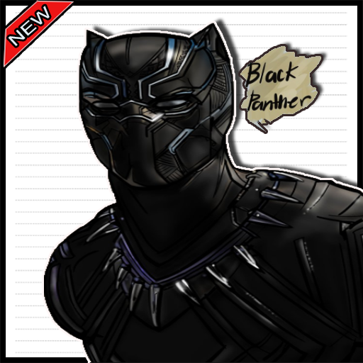 How To Draw Black Panther Step By Step